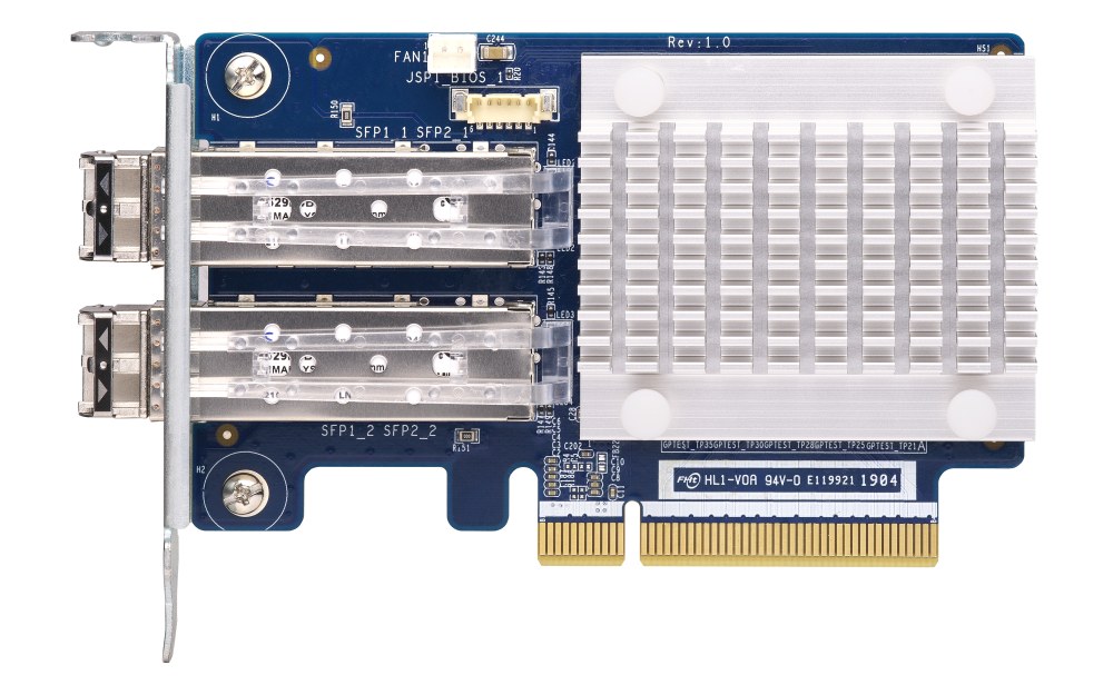 QNAP QXP-32G2FC Gen 6 dual-port 32Gb Fiber Channel Host Bus Adapter, 2 x 32Gbps Fiber