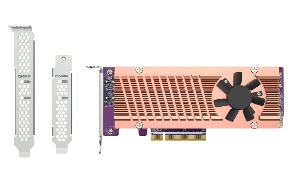QNAP QM2-2P-384A Dual M.2 PCIe SSD expansion card