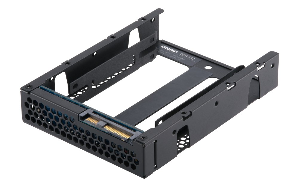 QNAP QDA-SA2-4PCS 6Gbps 3.5-inch SAS to 2.5-inch SATA drive adapter in 3.5-inch drive