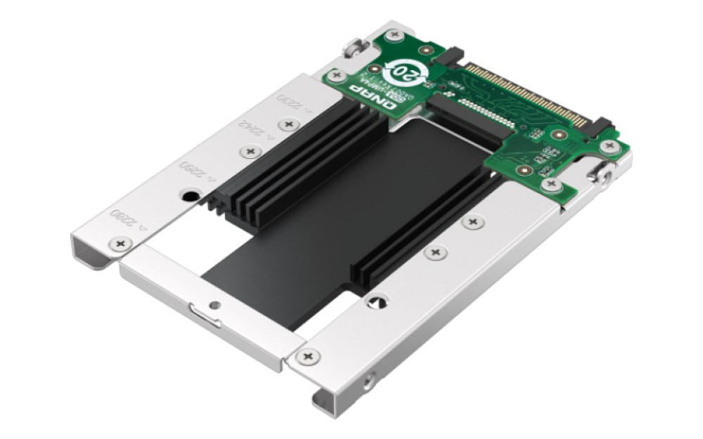 QNAP QDA-UMP4A U.2 NVMe to M.2 NVMe SSD PCIe Gen4 adapter
