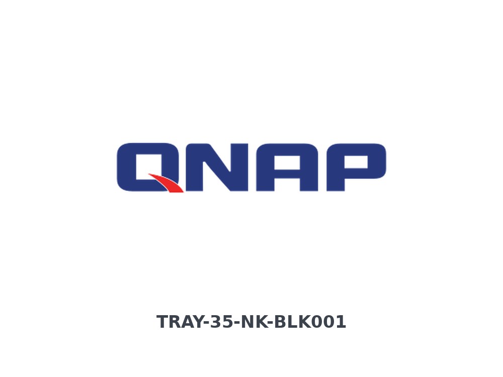 QNAP TRAY-35-NK-BLK001 HDD Tray for 3.5" and 2.5" drives without key lock, black, plastic,
