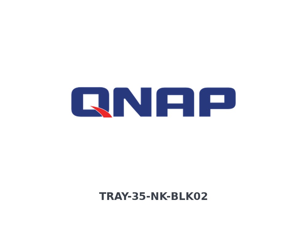 QNAP TRAY-35-NK-BLK02 HDD Tray for 3.5" and 2.5" drives without key lock, black, plastic