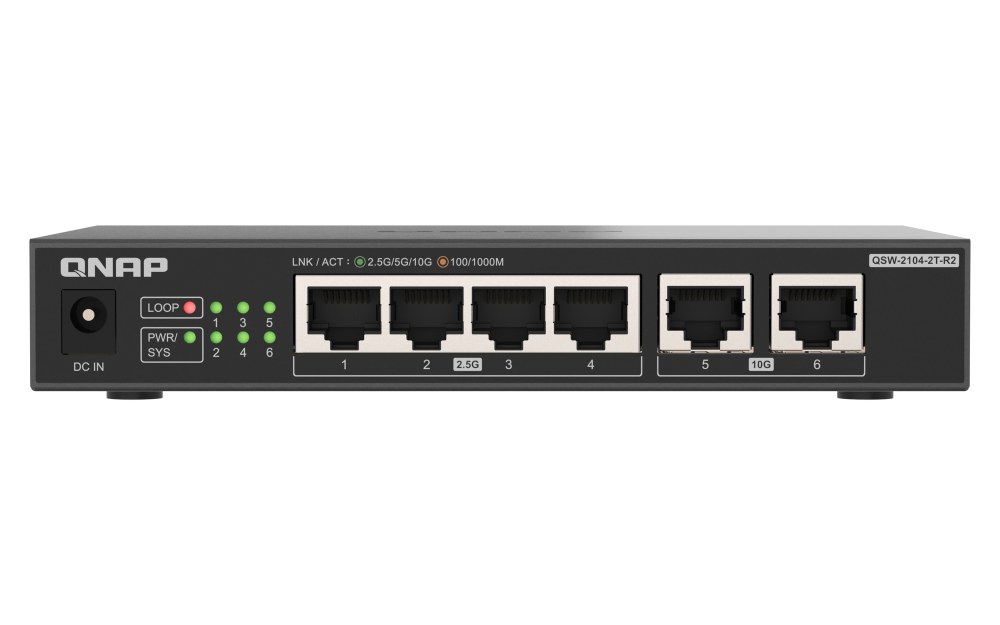 QNAP QSW-2104-2T-R2 Switch
