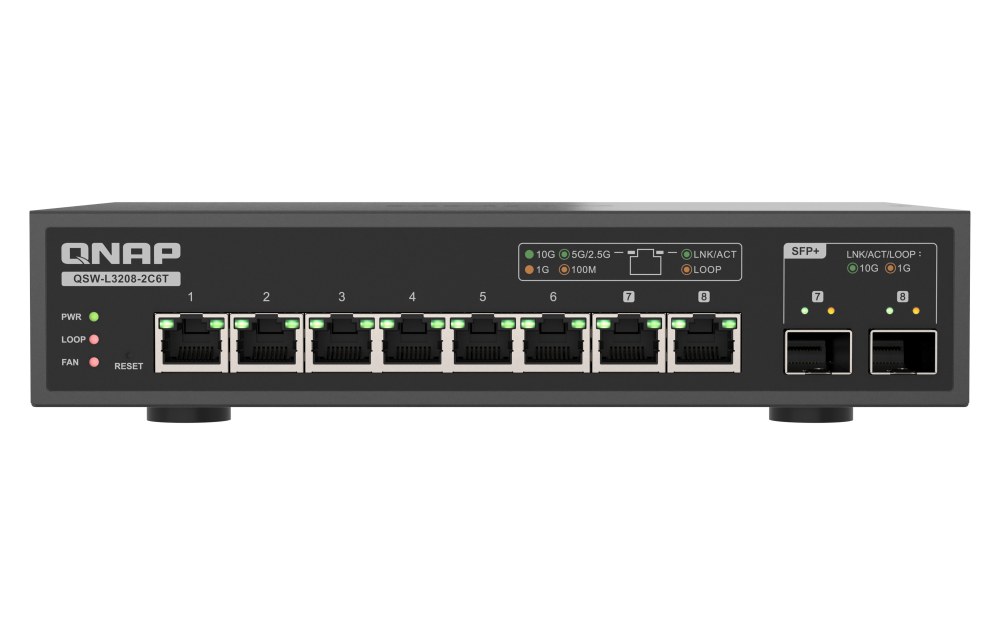 QNAP QSW-L3208-2C6T Switch