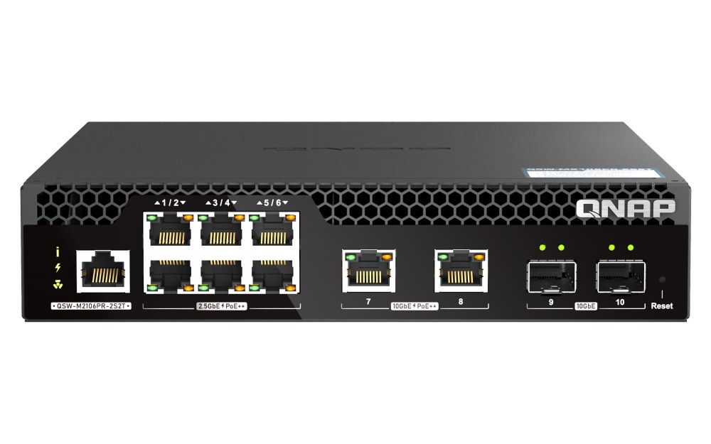 QNAP QSW-M2106PR-2S2T Switch