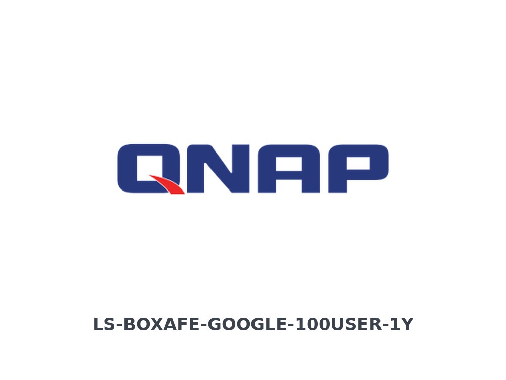 QNAP LS-BOXAFE-GOOGLE-100USER-1Y Boxafe for Google Workspace, 100 Users, 1 Year