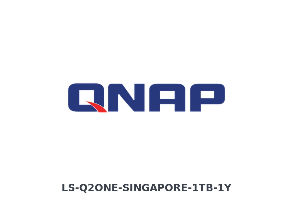QNAP LS-Q2ONE-SINGAPORE-1TB-1Y myQNAPcloud One 1 TB, Singapore Region 1 Year