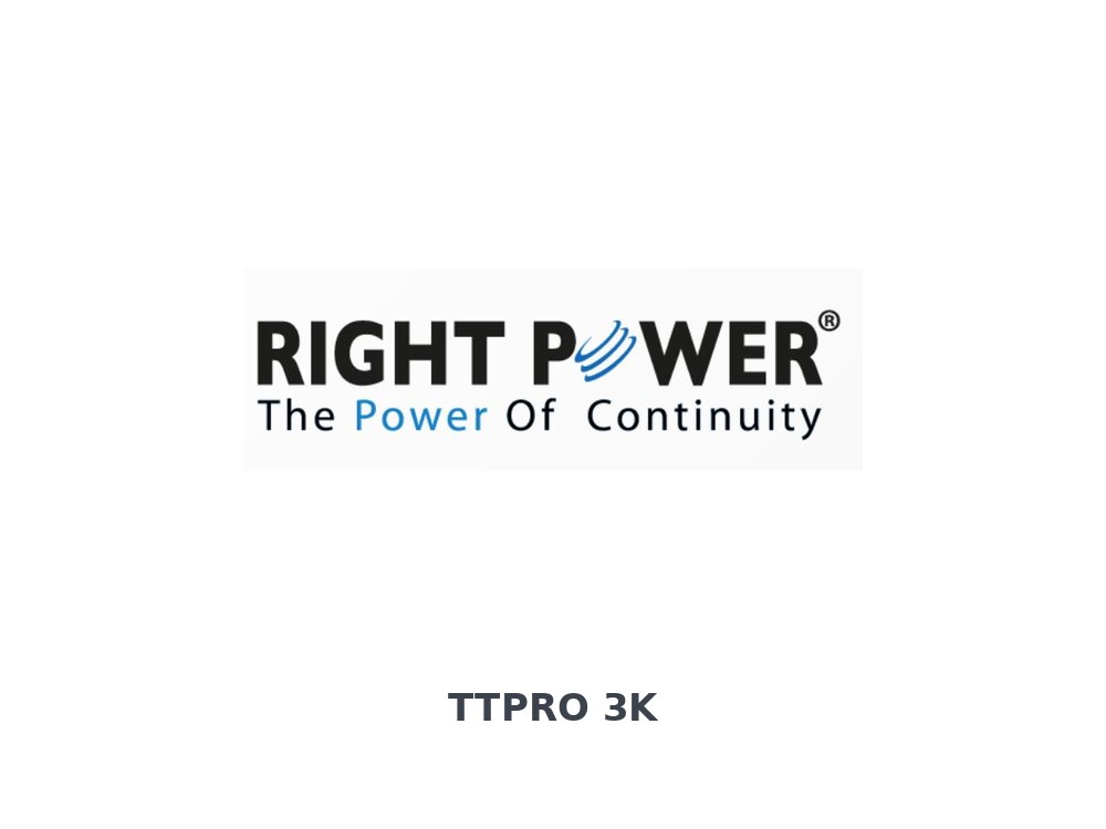 Right Power Titan PRO 3K 3KVA / 2700WATTS Online UPS