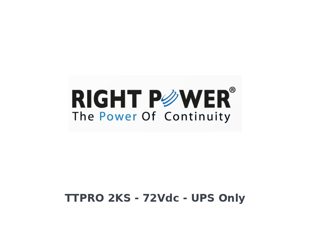 Right Power Titan PRO 2KS 2KVA/ 1800WATTS Online UPS
