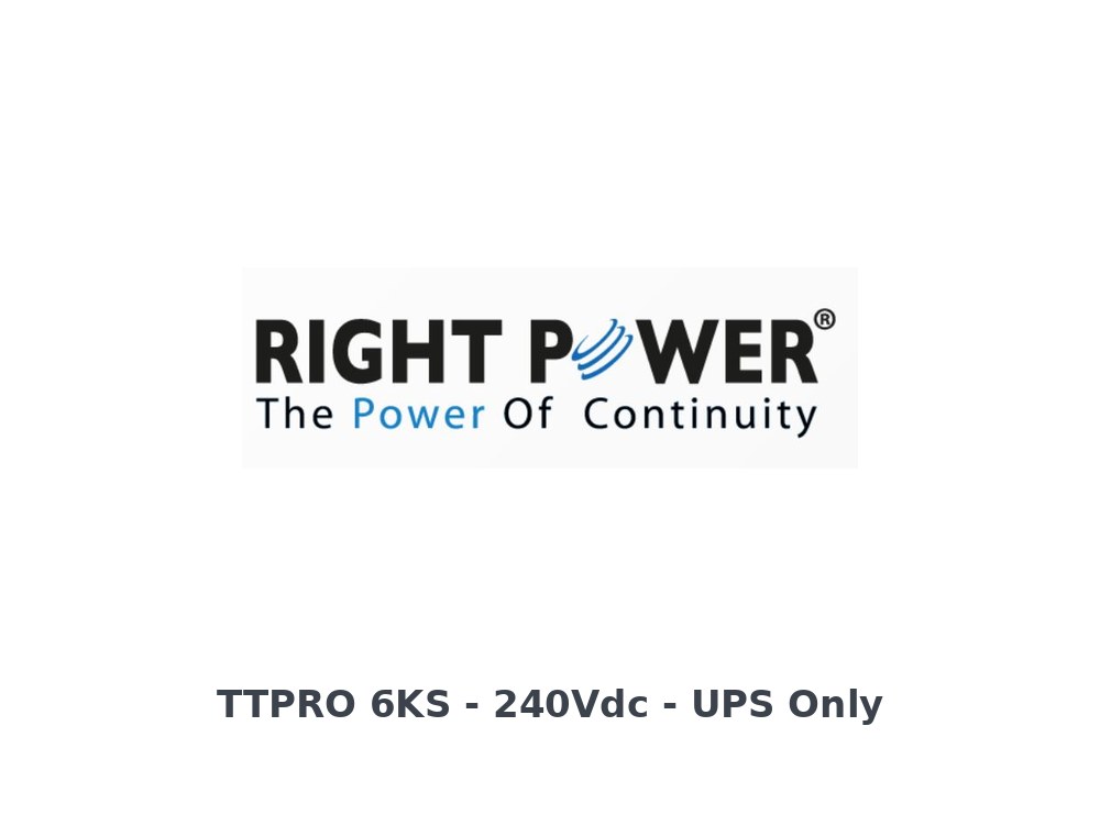 Right Power Titan PRO 6KS 6KVA / 5400WATTS Online UPS