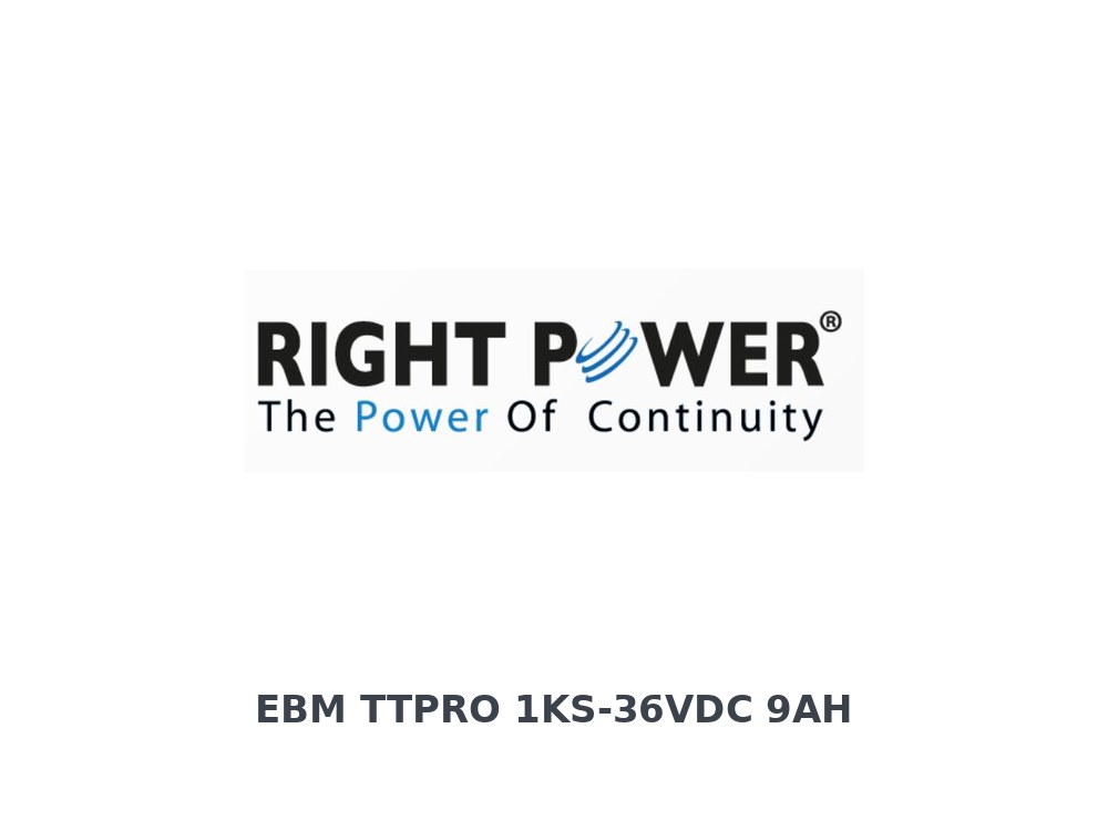Right Power EBM Titan PRO 1KS - 36Vdc 3 x 12V 9AH x 2 Online UPS