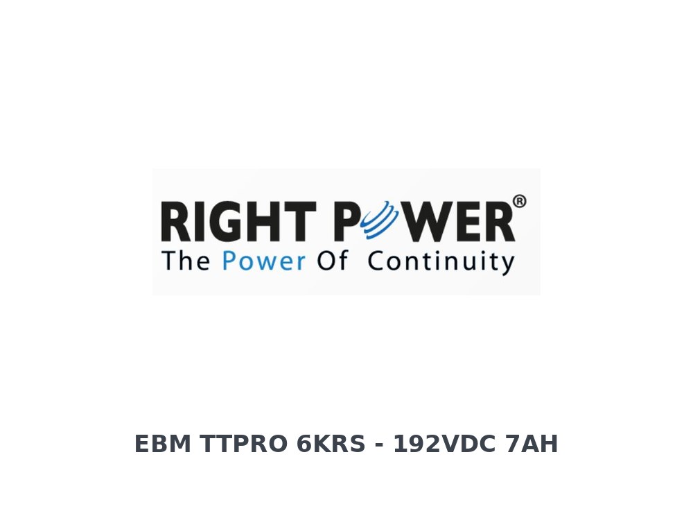 Right Power EBM Titan PRO 6KRS - 192V 16 x 12V 7AH Online UPS