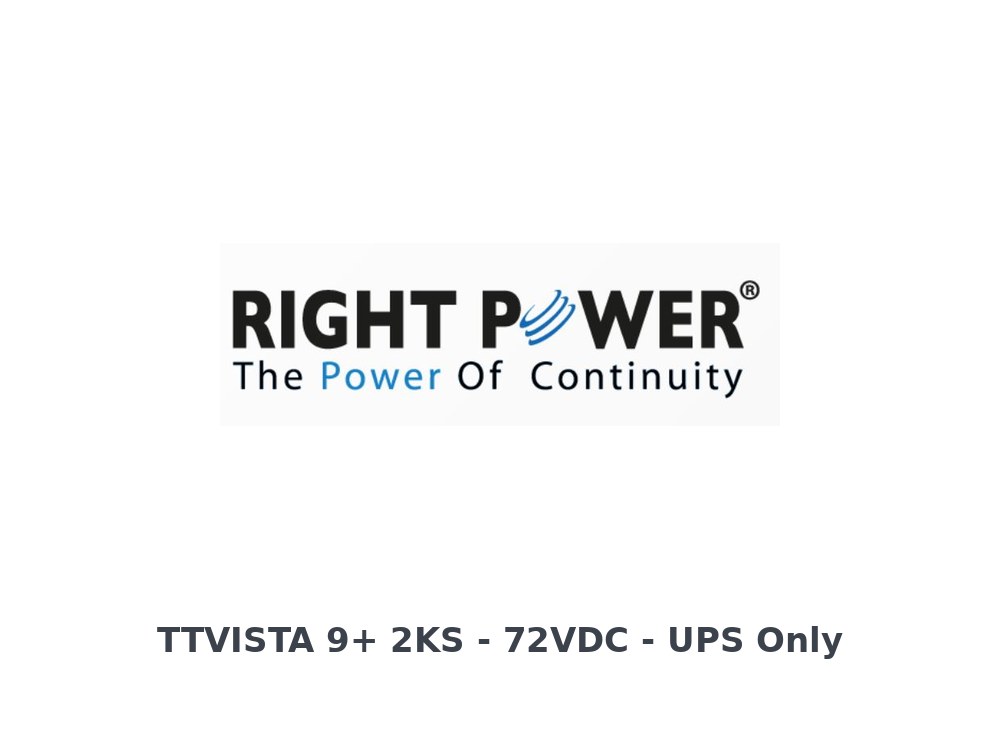 Right Power Titan Vista 9+ 2KS 2KVA / 1800WATTS Online UPS