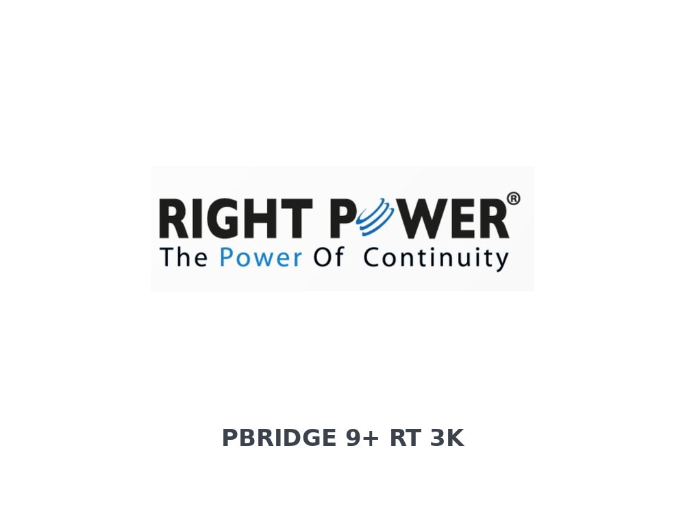 Right Power PowerBridge 9+ RT 3K 3KVA / 2700WATTS Online UPS