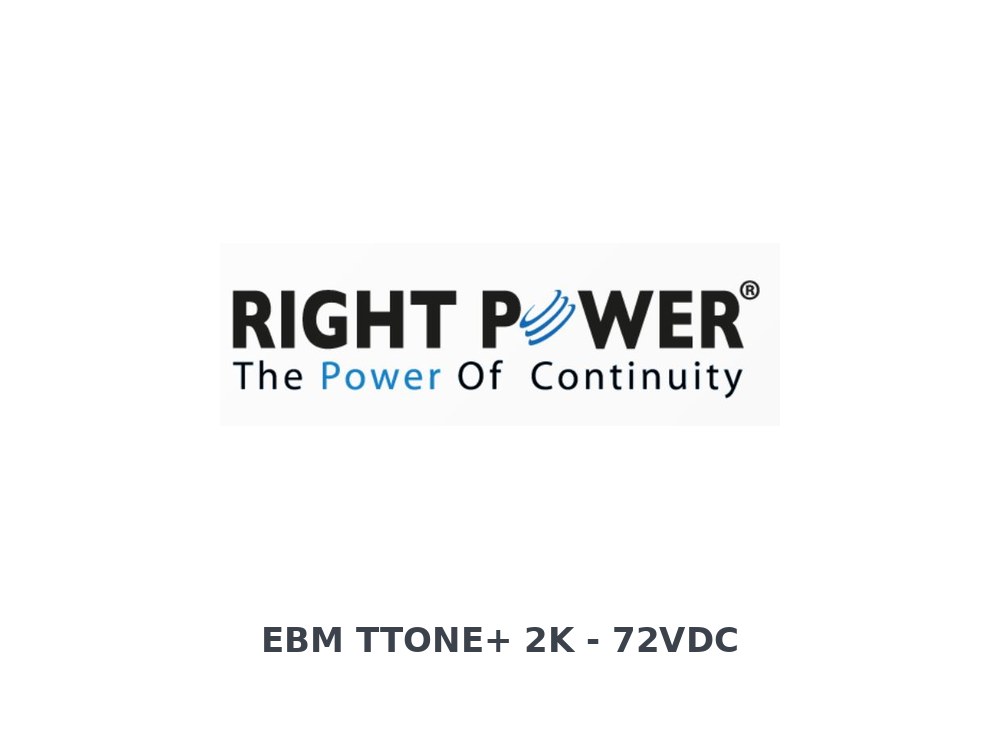 Right Power EBM Titan ONE+ 2K (72VDC) 6 x 12V 9AH x 2 Online UPS