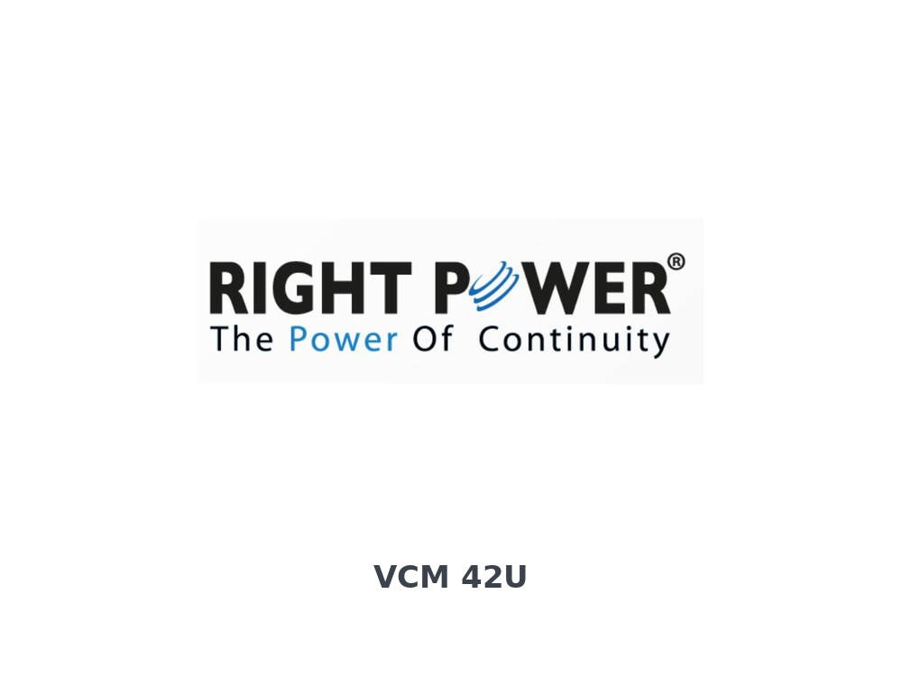 Right Power VCM 42U 42U Floor Stand Server Rack (Vertical Cable Management for 42U with W800 (Per Strip))