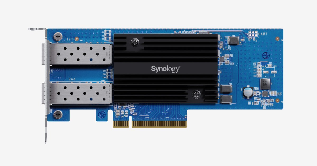 Synology E10G30-F2 Dual-port 10 Gigabit SFP+ PCIe 3.0 x8 Ethernet adapter
